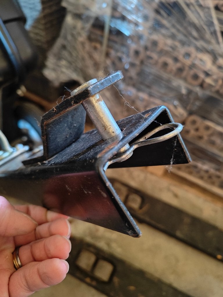 kiepwagen voor grasmachine, Ophalen, Zo goed als nieuw, Handmatig, Tweewielig