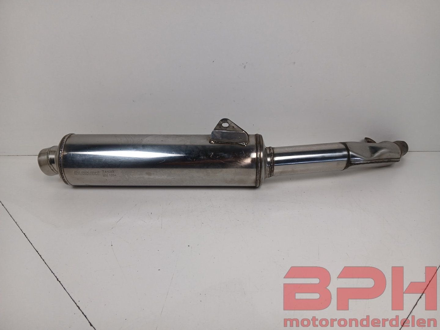 Uitlaat demper rechts Suzuki GSX-R 1100 1989 t/m 1992 exhaus, Gebruikt, -, -, Ophalen of Verzenden