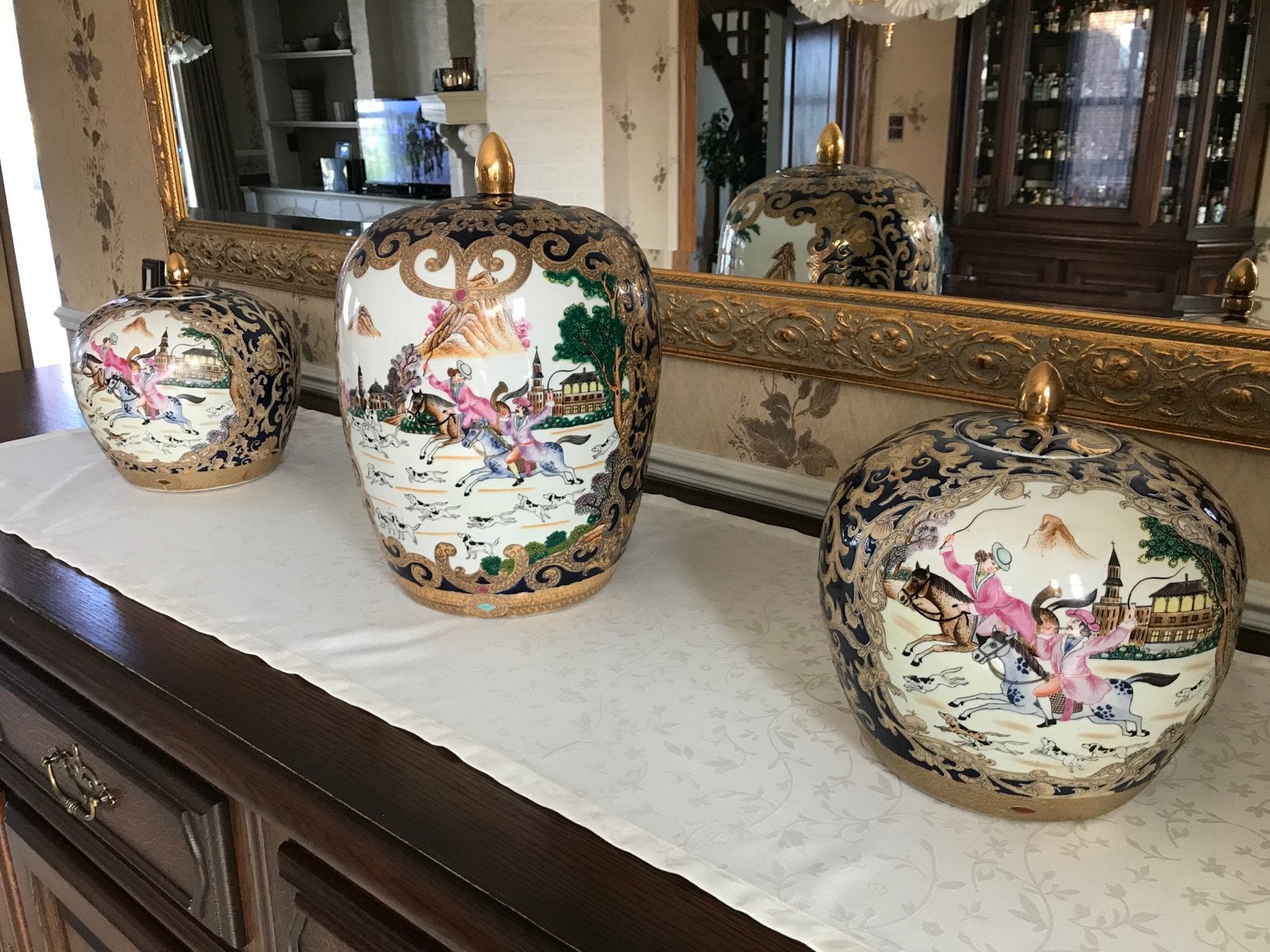Chinese vazen, Ophalen
