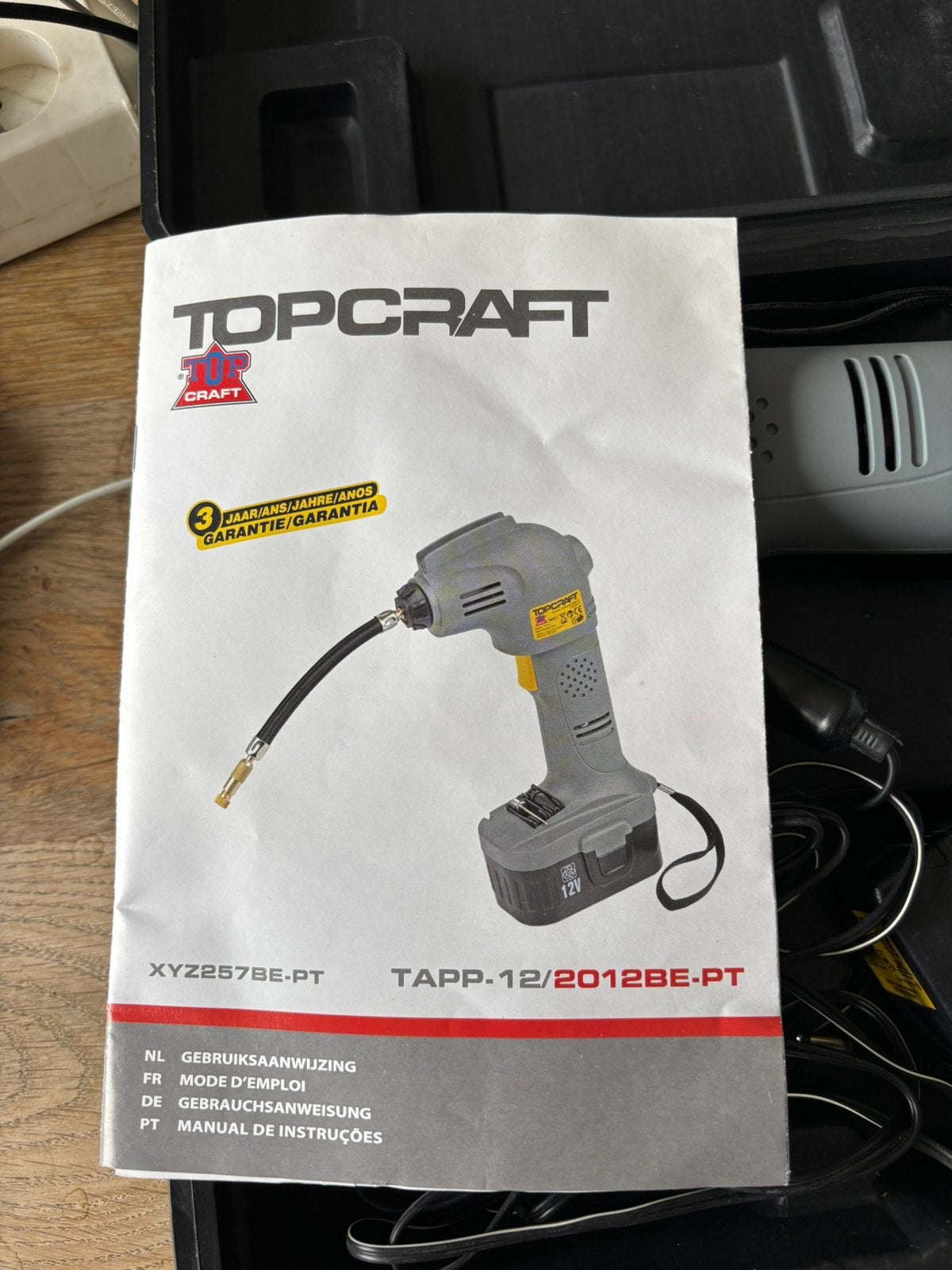 Luchtpomp topcraft nooit gebruikt, Doe-het-zelf en Bouw, Ophalen, Zo goed als nieuw