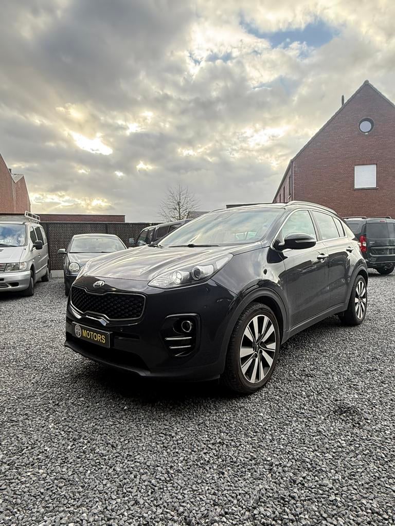 Kia Sportage 1.7 CRDi – Automaat – 2017 – 218.000 km, 4 cilinders, 0 kg, Zwart, Leder