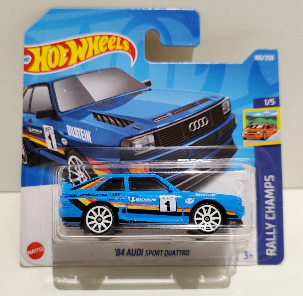 Hot Wheels '84 Audi Sport Quattro Rally Blauw (2022), Ophalen of Verzenden