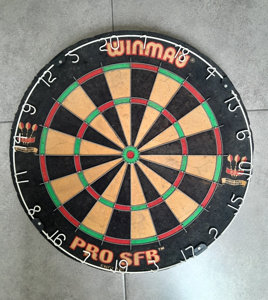 Winmau dartbord, Ophalen, Gebruikt, Dartbord