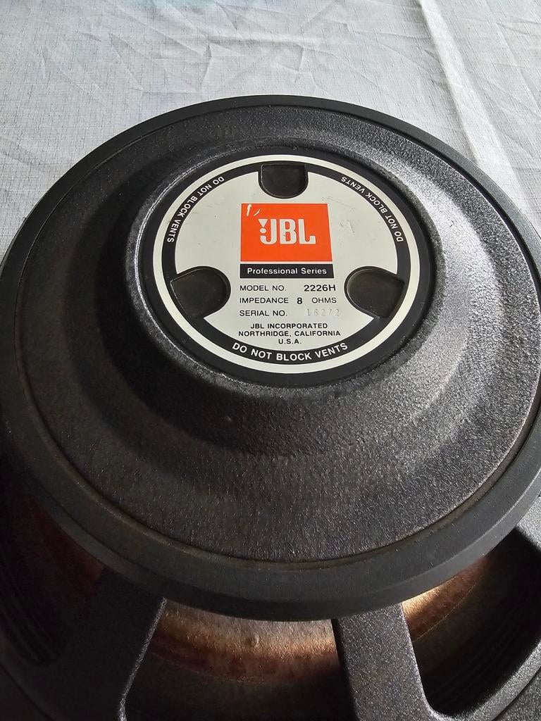 Jbl 2226h prix pour 2, Enlèvement, JBL