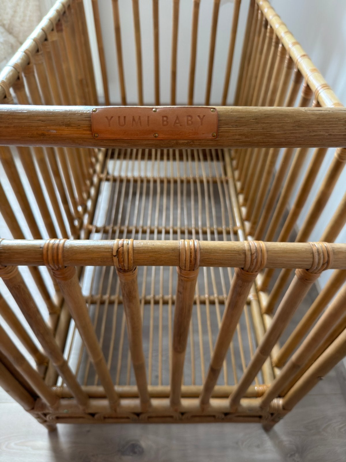 Bamboe Ledikant Baby Bed, Enlèvement, Comme neuf