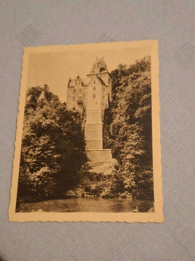 Prentje/Chromo:Remouchamps/Oud Kasteel van Montjardin, Enlèvement ou Envoi, Gravure, Utilisé, 1940 à 1960