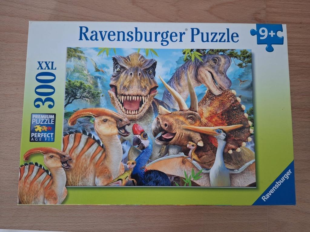 dinosaurus puzzel Ravensburger 300XXL +9, Enlèvement, Plus de 50 pièces, Utilisé, 6 ans ou plus