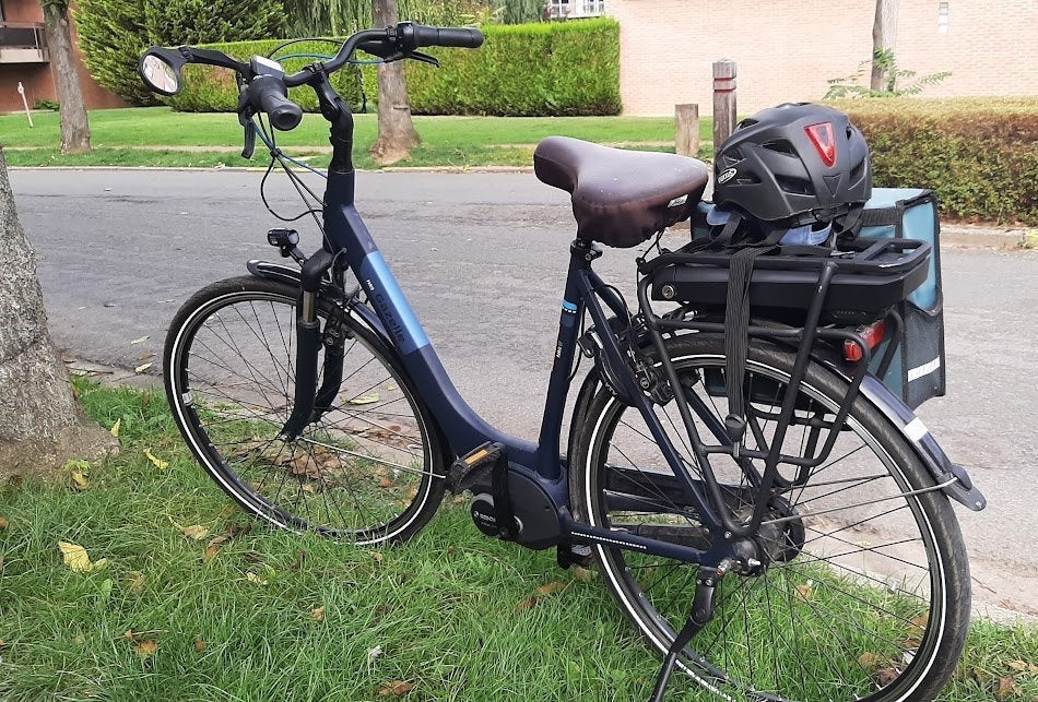 Vélo électrique Gazelle, Comme neuf, Enlèvement, 55 à 59 cm, 30 à 50 km par batterie
