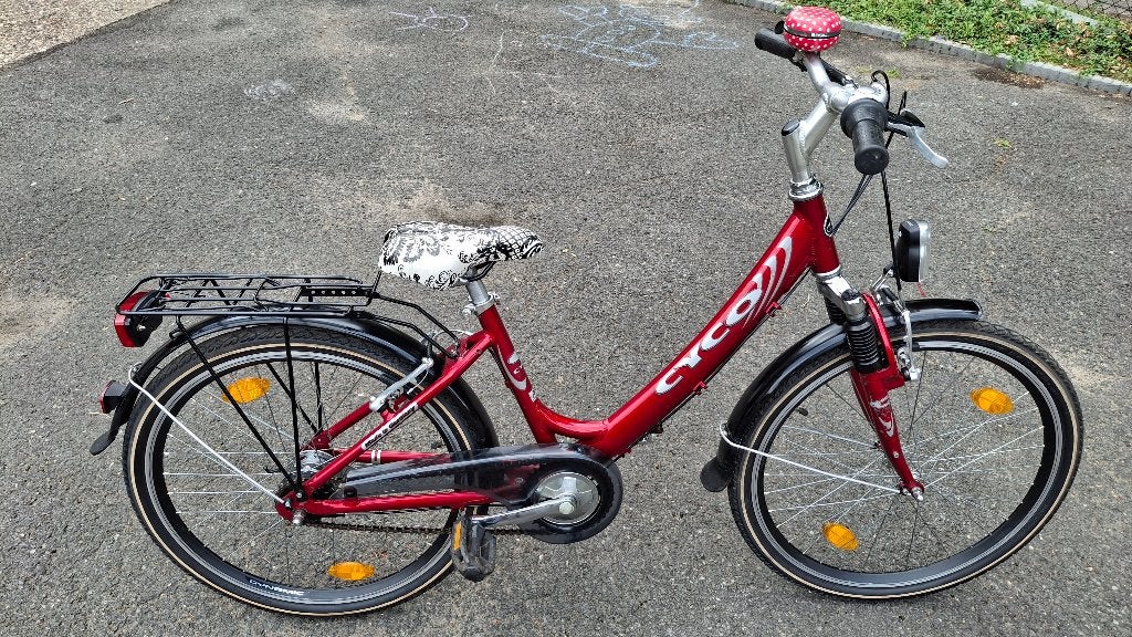 Mooie goede VEILIGE 24” meisjesfiets N7 + 3 REMMEN + 100% OK, Fietsen en Brommers, Ophalen, 24 inch, Velgrem, Zo goed als nieuw