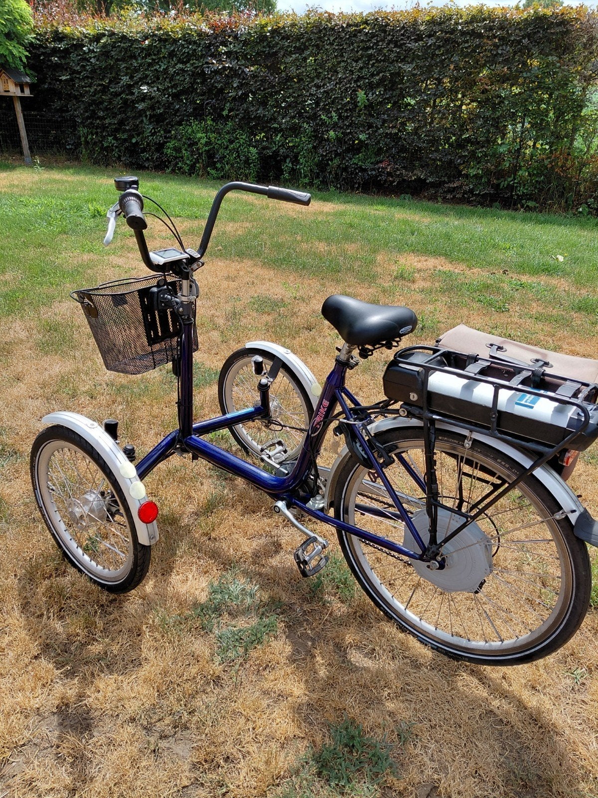 electrische fiets driewieler, Ophalen