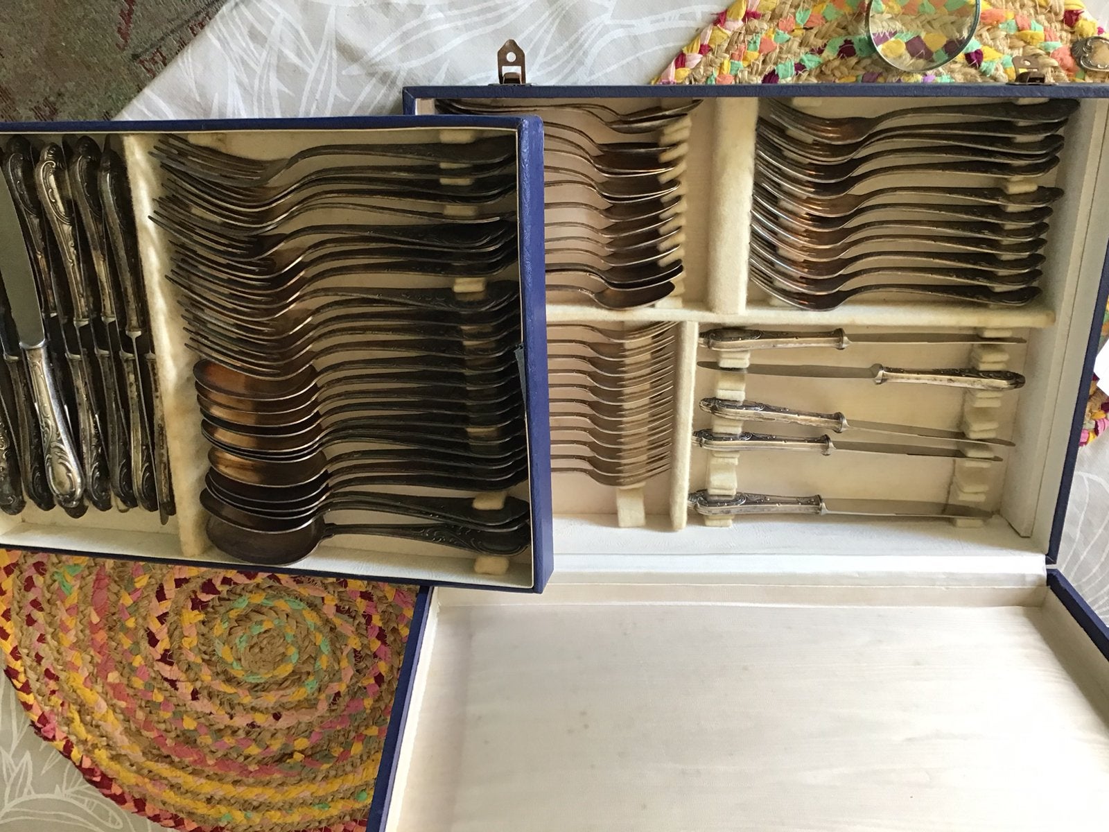 Art-deco couverts Allemagne Solingen Silver 100 vers 1950, Antiquités & Art, Antiquités | Couverts, Enlèvement ou Envoi