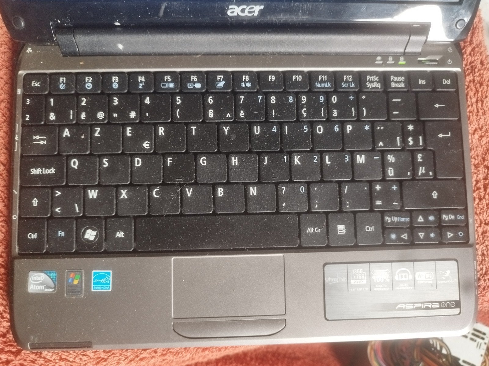 Mini PC portable Acer Aspire One 11,6 pouces – batterie gran, Computers en Software, HDD, Minder dan 4 GB, 32 GB, Ophalen of Verzenden