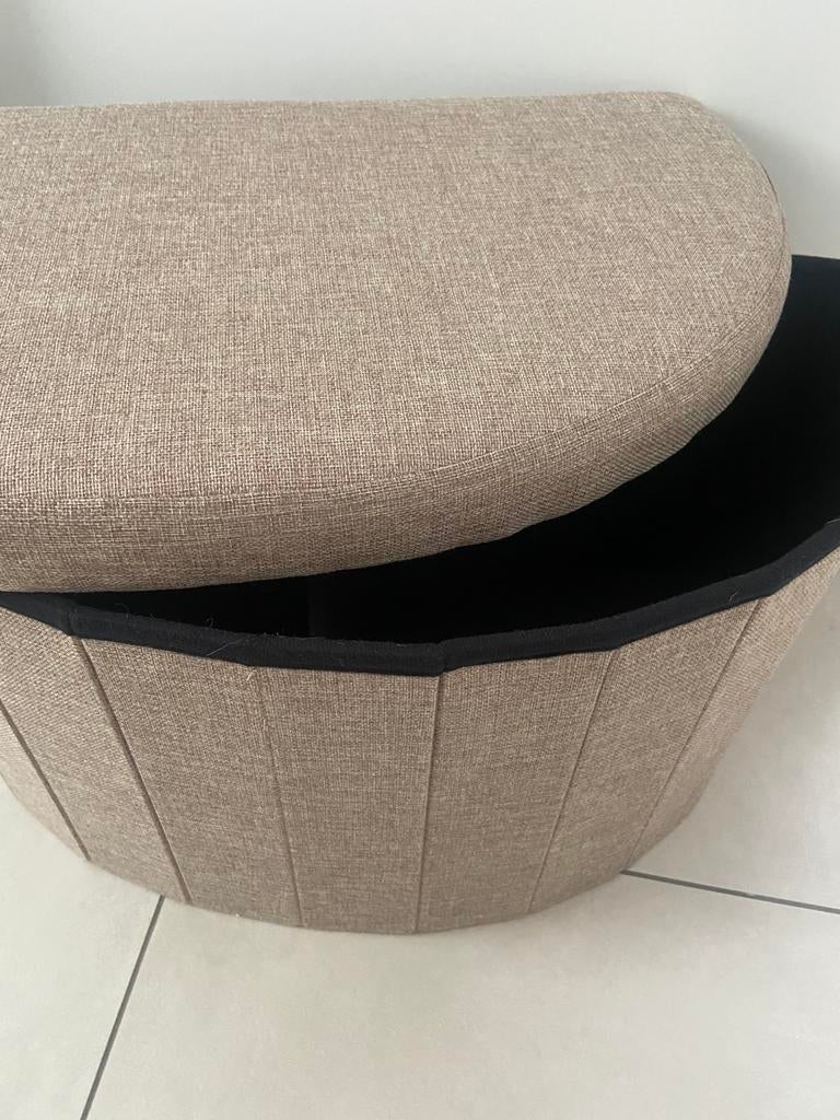 Pouf avec rangement / Comme neuf, Ophalen, Zo goed als nieuw