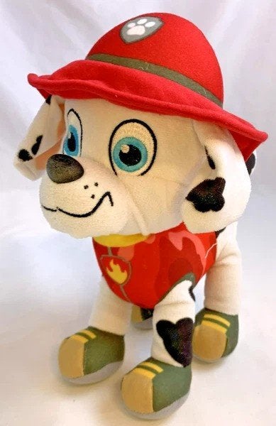 Spin Master PAW Patrol Marshall Jungle Rescue Knuffel 20 cm, Verzenden, Hond, Zo goed als nieuw, Middelgroot (20 tot 80 cm)