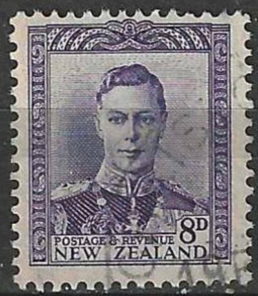 Nouvelle-Zélande 1947 - Yvert 289 - George VI (ST), Envoi, Affranchi