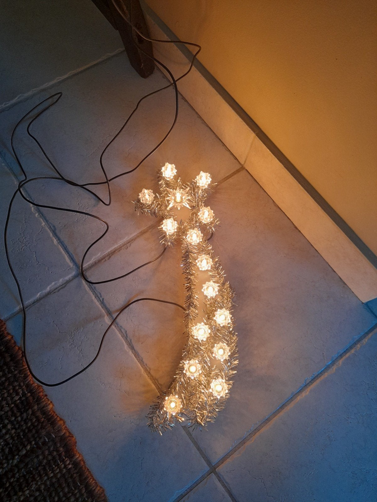 oude kerstversiering kerstster verlichting, Diversen, Ophalen of Verzenden