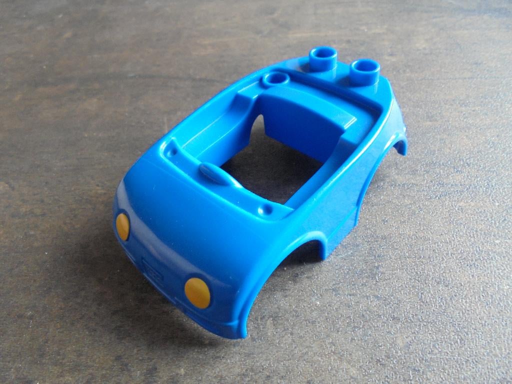 Lego Duplo Car Body with 2 Studs on Back (zie foto's) 2, Ophalen of Verzenden, Gebruikt, Losse stenen, Duplo
