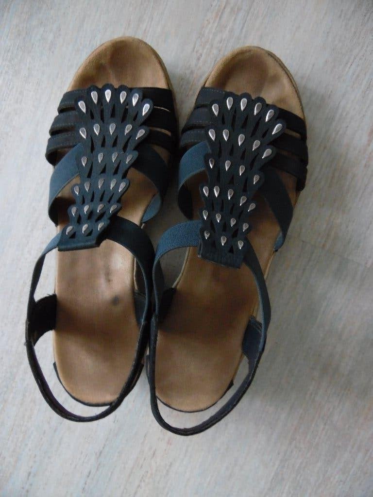 Schoenen, Enlèvement ou Envoi, Comme neuf, Bleu, Sabots