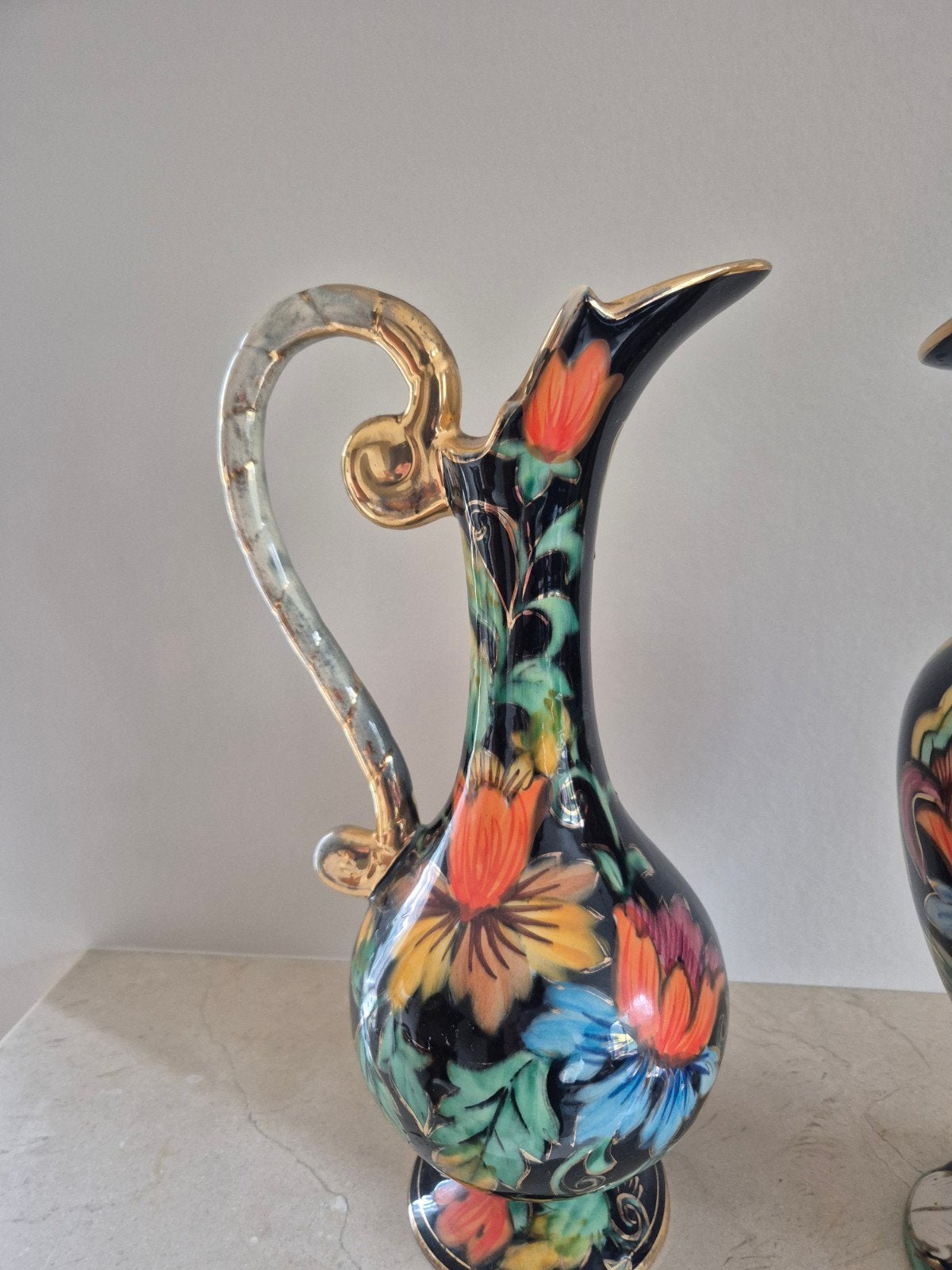 h bequet jaren 50 vazen met slangen, Antiek en Kunst, Ophalen of Verzenden