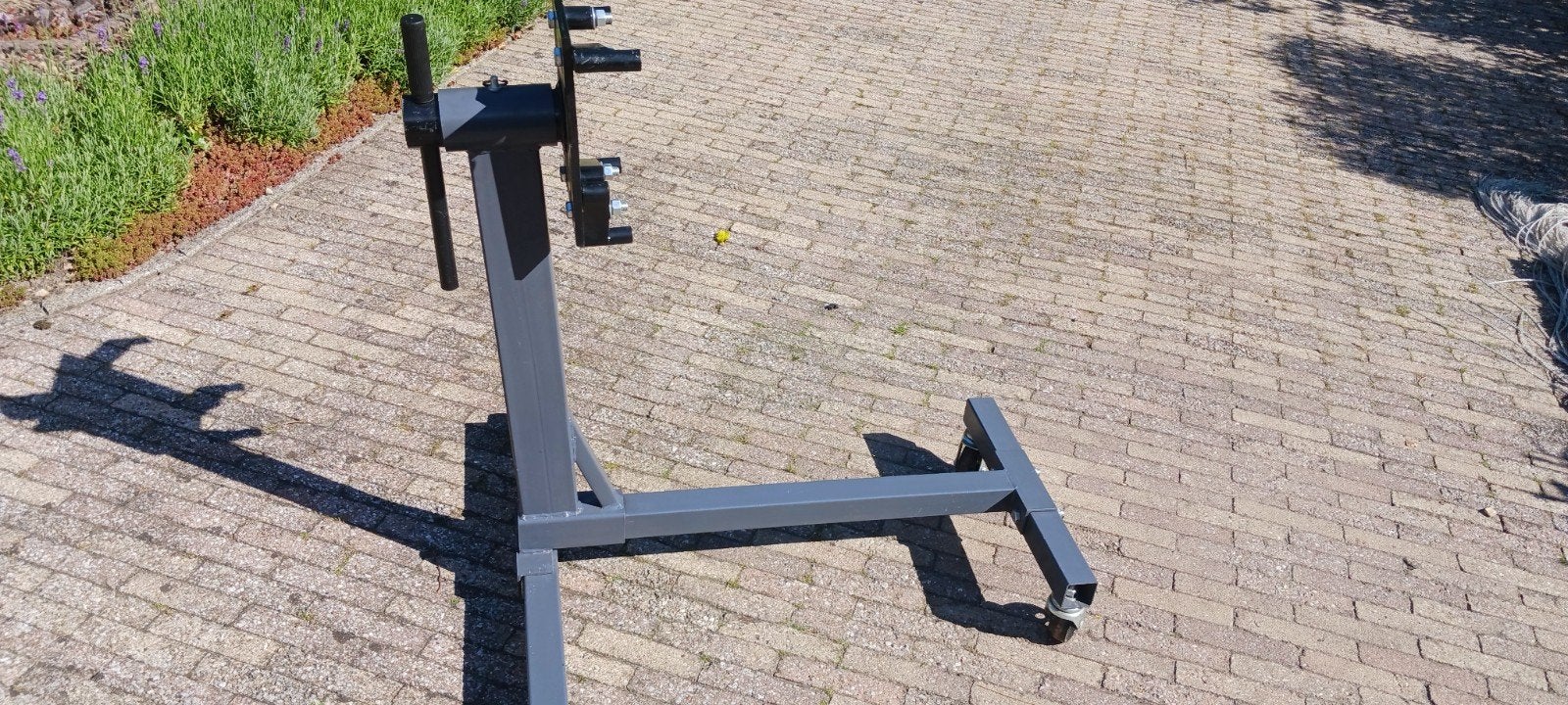 Motor beugel nieuw, Ophalen