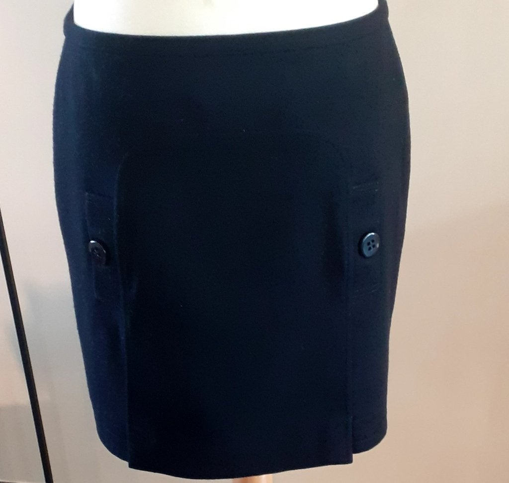 kort rokje winter, Zwart, Gedragen, Ophalen, Maat 38/40 (M)