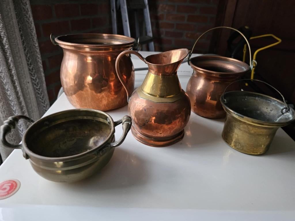 Allerlei koper voorwerpen in 1 lot te koop, Ophalen, Koper