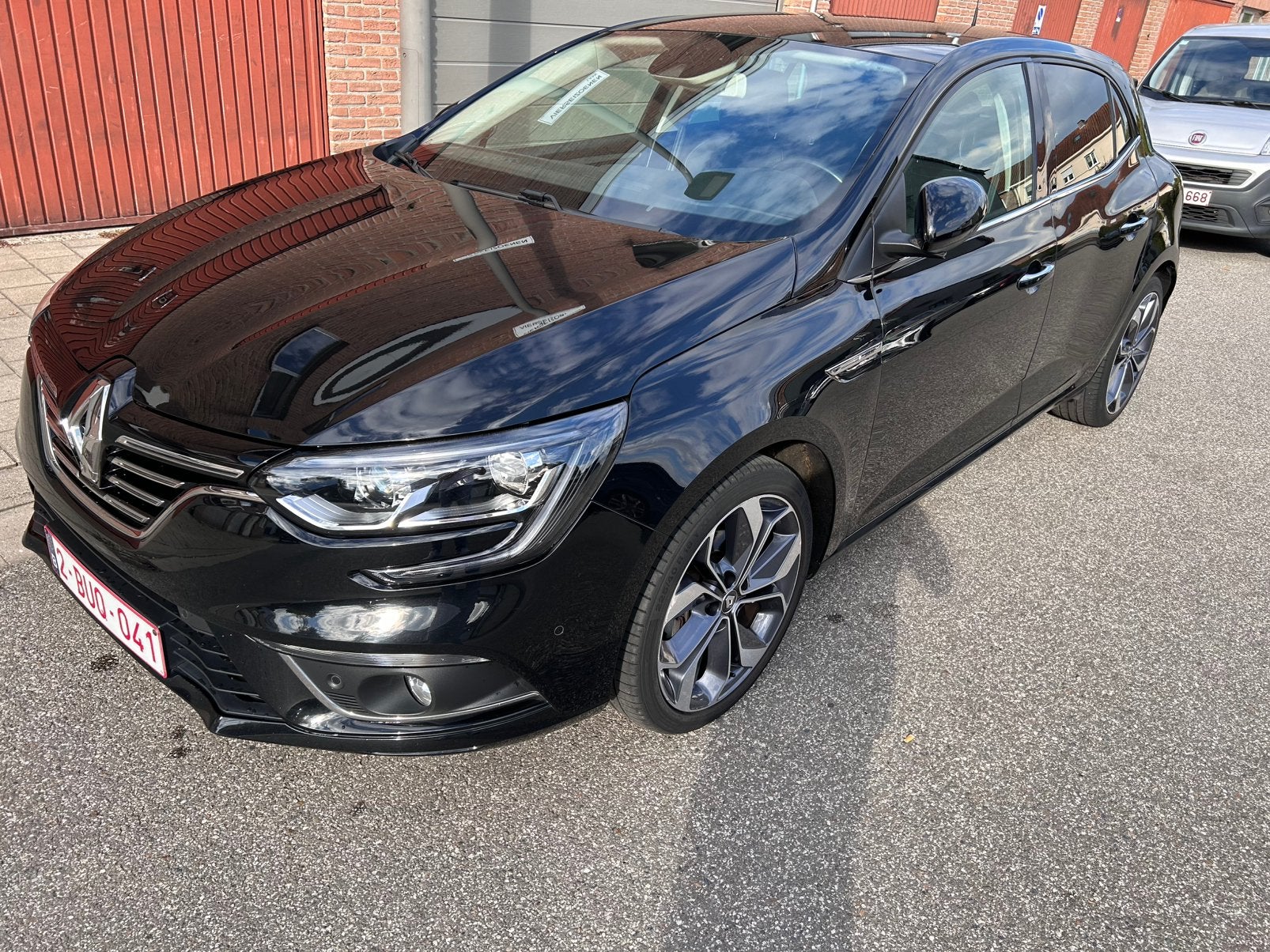 Renault Megane, Auto's, Parkeerassistent, Zwart, Leder, 5 deurs