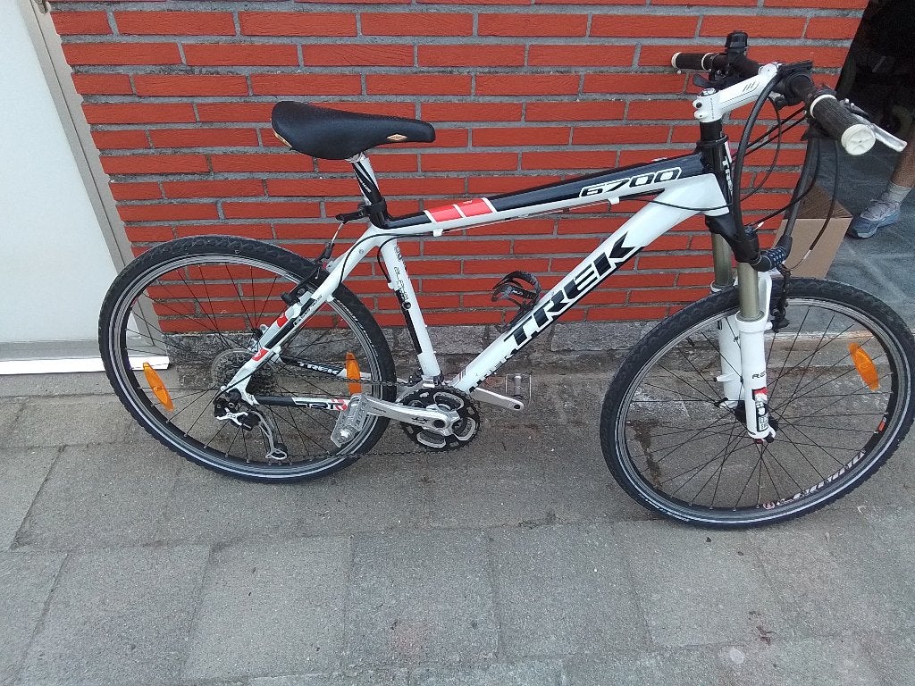 fiets trek mountainbike, Fietsen en Brommers, Fietsen | Heren | Herenfietsen, Ophalen, Gebruikt