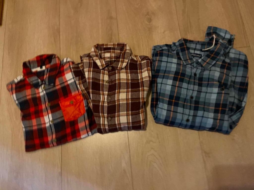 3 hemdjes  winter ruit  164, Enfants & Bébés, Vêtements enfant | Taille 164, Enlèvement ou Envoi, Comme neuf, Garçon, Chemise ou Chemisier