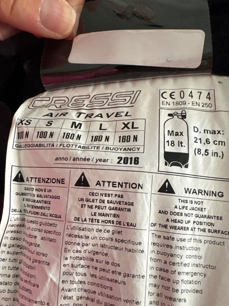 Trimvest, Sports nautiques & Bateaux, Plongée, Enlèvement, Comme neuf, Gilet de stabilisation