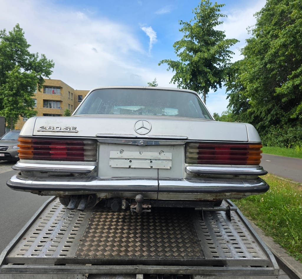 Mercedes 280se w116 automaat met airco, foto 3