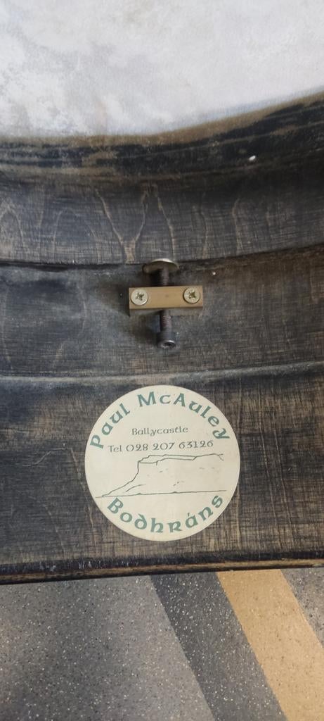 Handgemaakte Paul McAuley bodhran, Ophalen of Verzenden