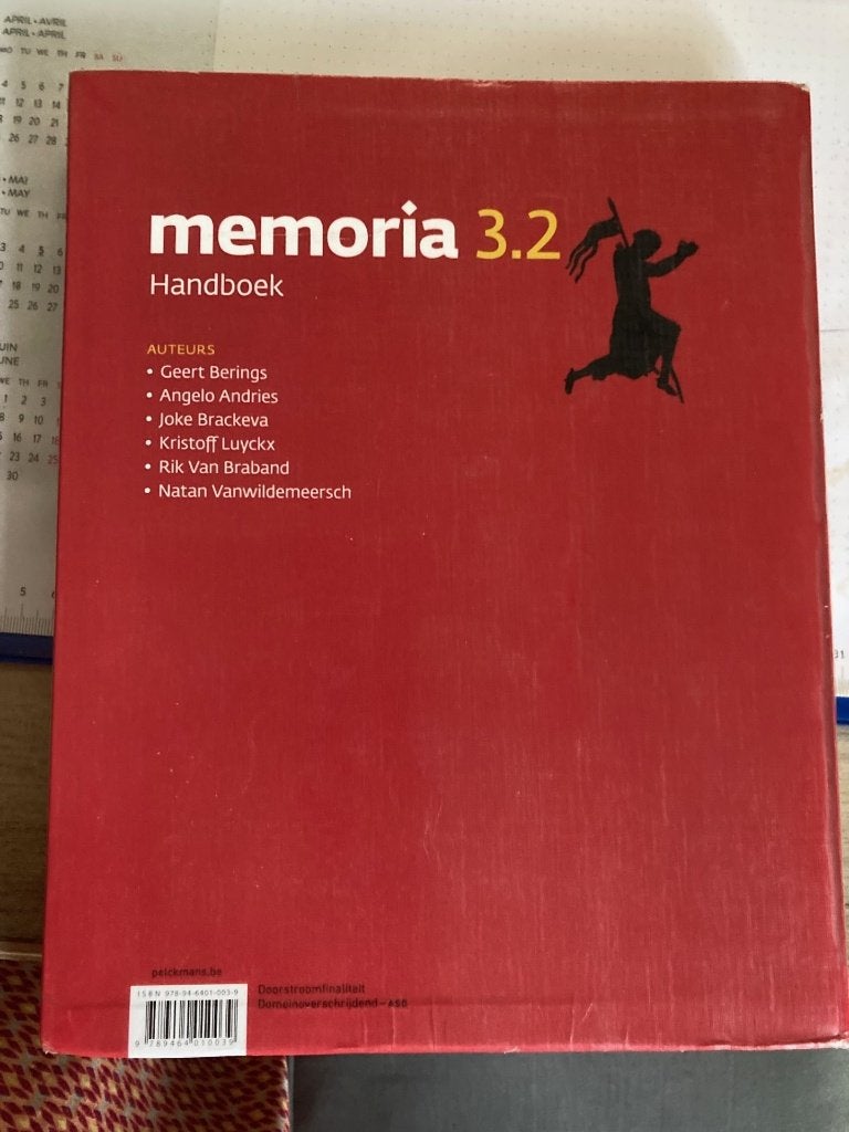 Memoria 3.2 geschiedenis, Histoire, Diverse auteurs, Comme neuf, Enlèvement