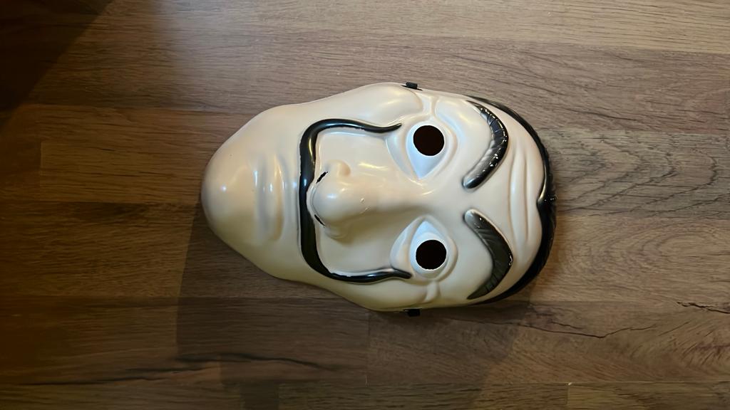 Halloween masker, Hobby en Vrije tijd, Feestartikelen, Ophalen of Verzenden, Zo goed als nieuw