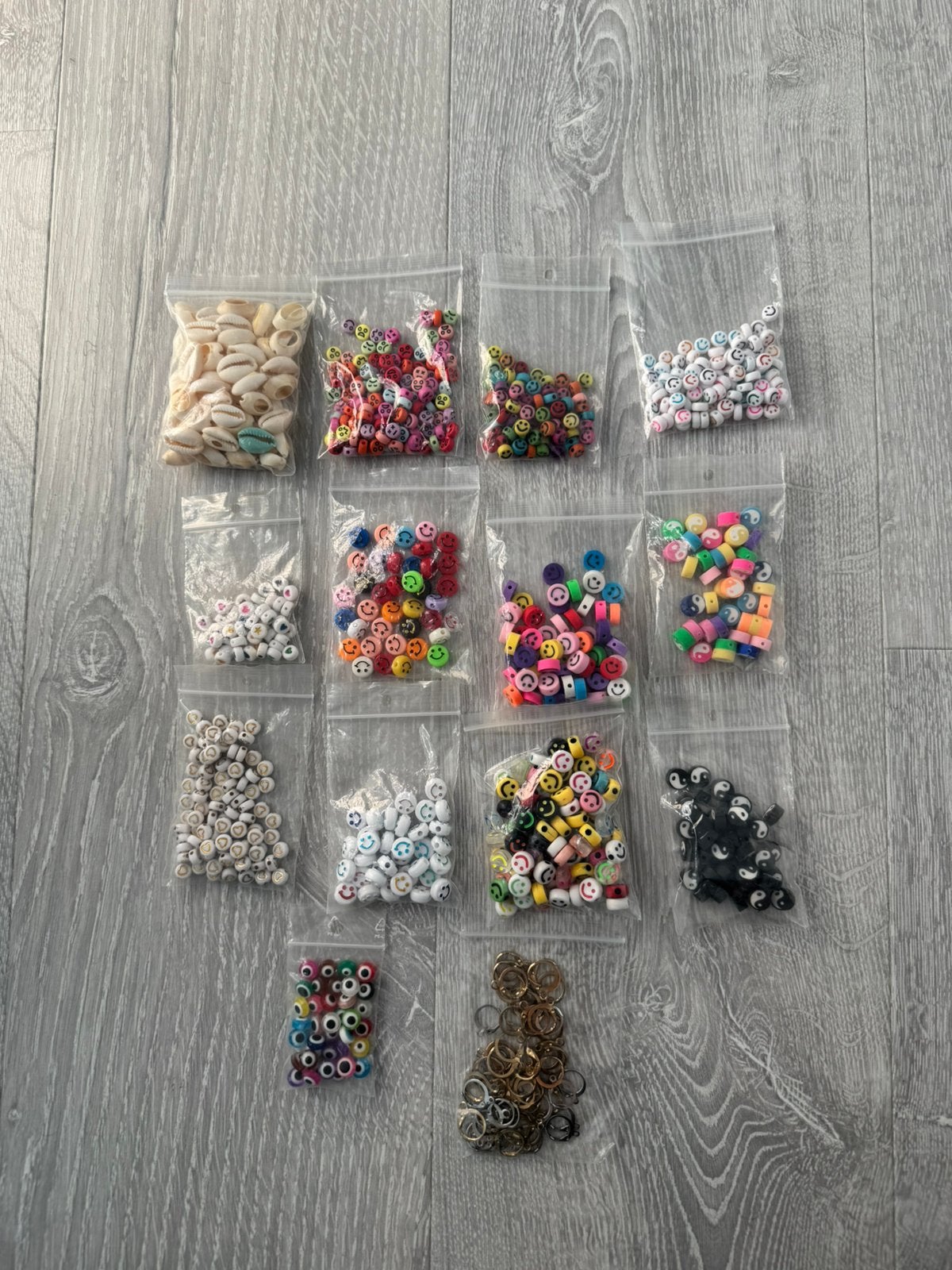 Kralen, schelpen, oorbelhaakjes,…, Hobby en Vrije tijd, Ophalen of Verzenden, Nieuw