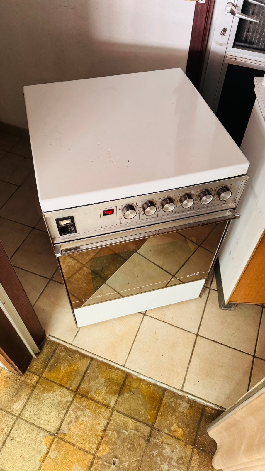 Vintage ACEC fornuis/oven met zelfreinigingsfunctie, Ophalen, Gebruikt, Elektrisch