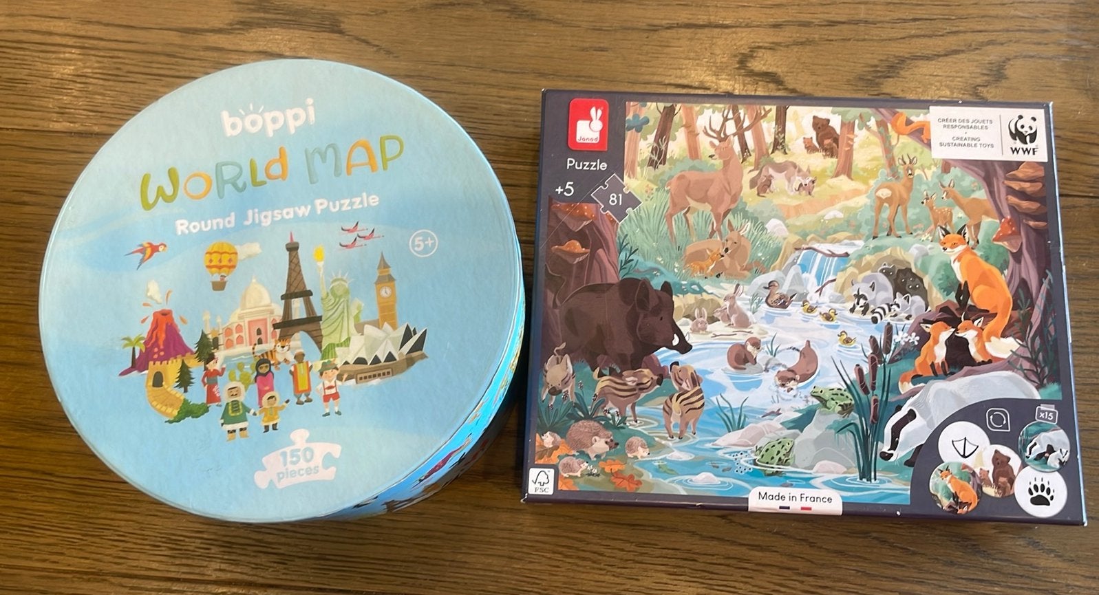 2 mooie puzzels 5+, Ophalen, Zo goed als nieuw