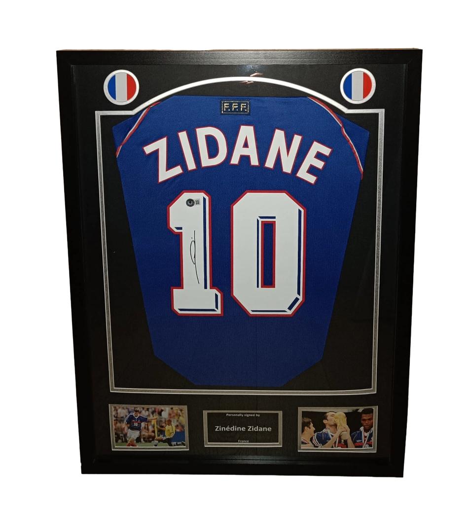 Gesigneerd shirt Zidane - Frankrijk - COA, Verzenden, Nieuw, Shirt