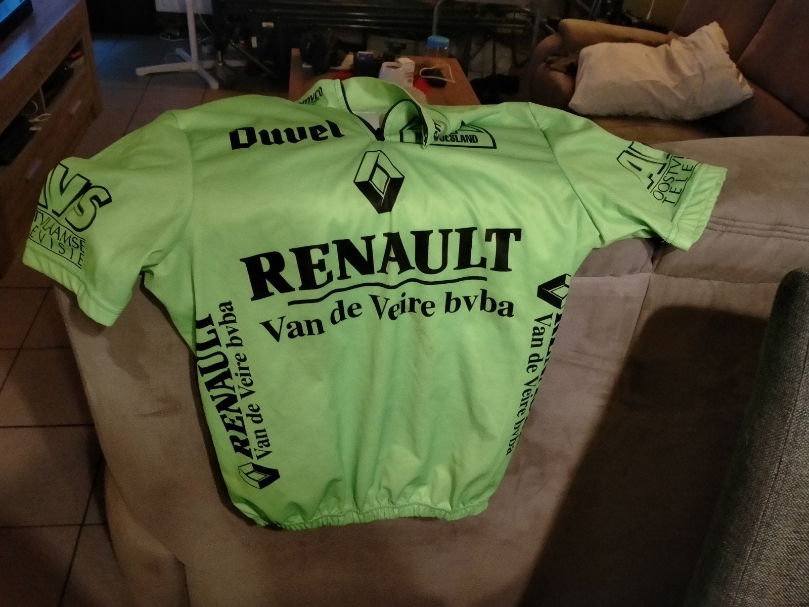 mooi netjes wieler T-shirt  maat L in zeer goede staat, Kleding | Heren, T-shirts, Ophalen, Maat 52/54 (L), Groen, Renault