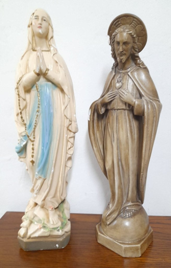 2 Religieuze beelden, Ophalen of Verzenden