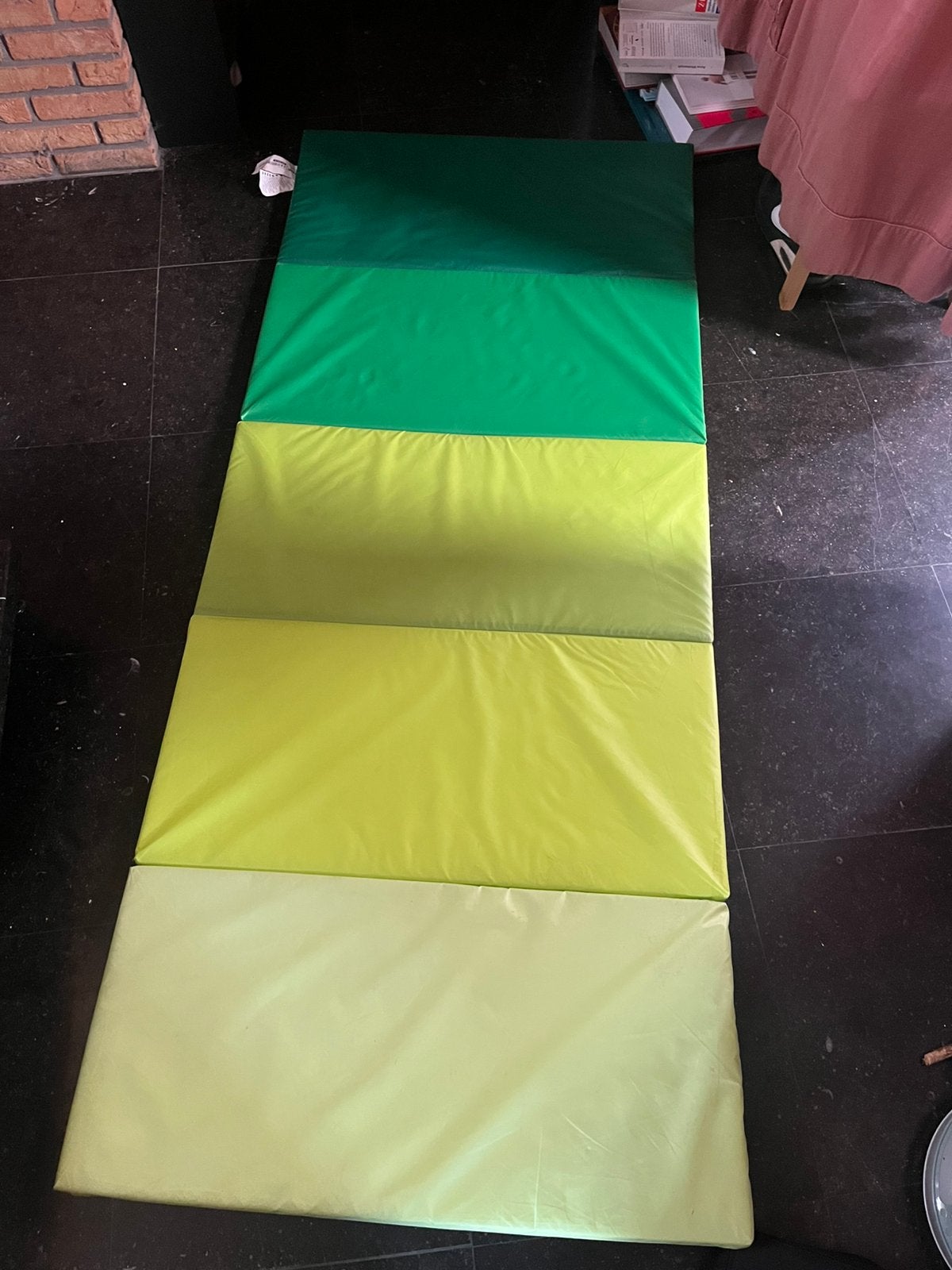 Tapis de gym, Sports & Fitness, Enlèvement, Utilisé, Vert, Matériel