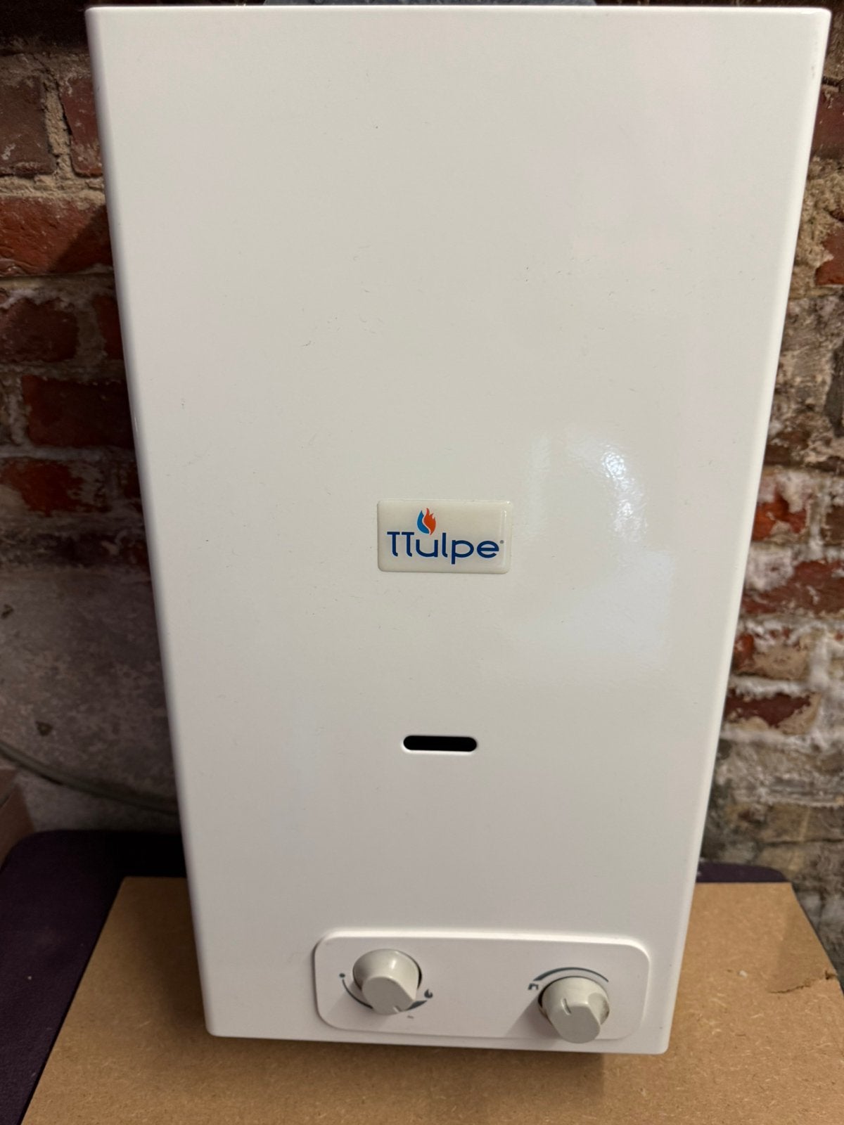 Gasketel doorstromer  + 2 grote flessen gas, Enlèvement, Comme neuf, Gaz naturel