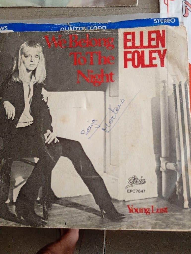 Ellen Foley - We belong to the night, Gebruikt, Verzenden, 7 inch, Fotohoes