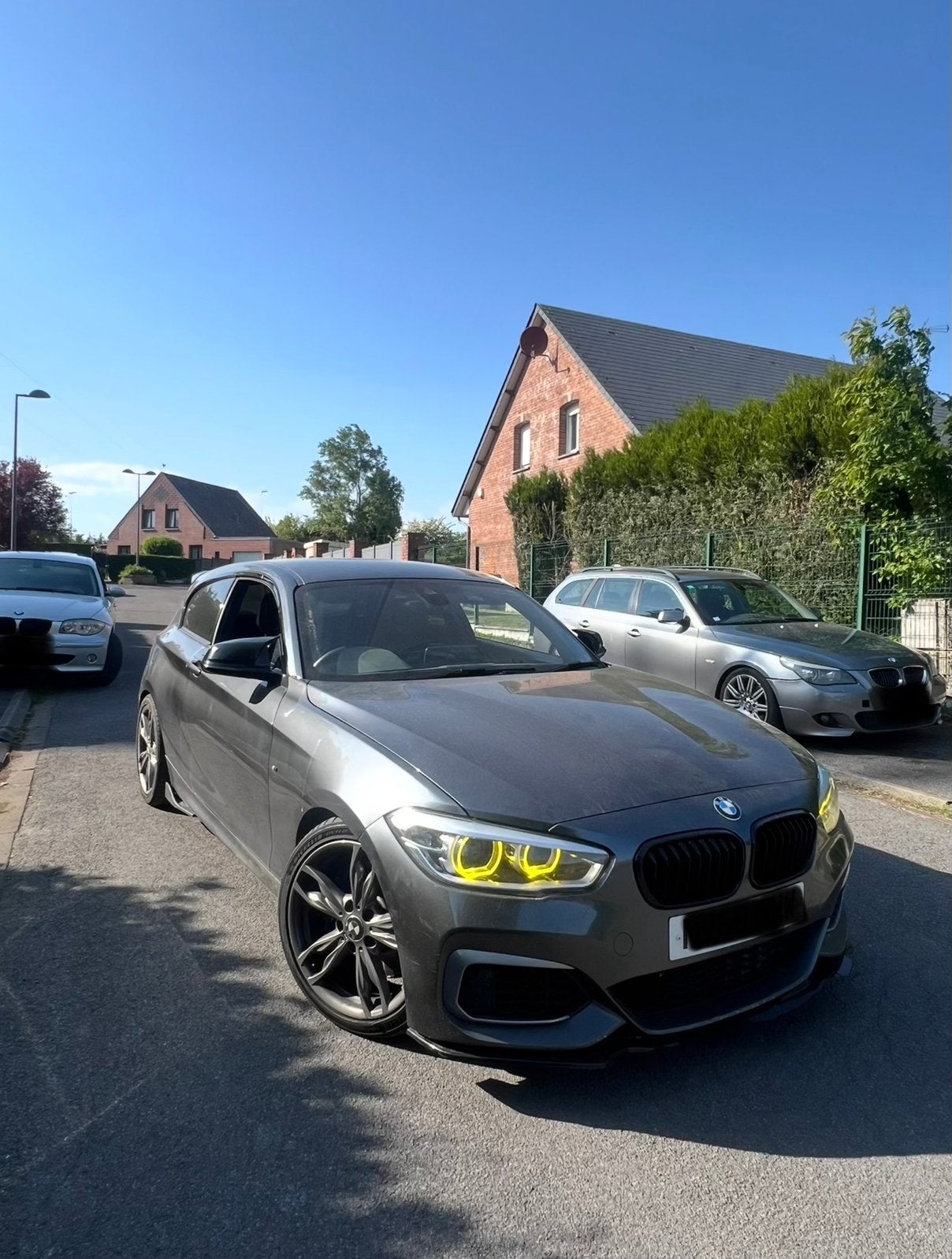BMW M140i f21 RHD 560ch, Autos, BMW, Cuir, Argent ou Gris, 340 kW, Entretenue par le concessionnaire