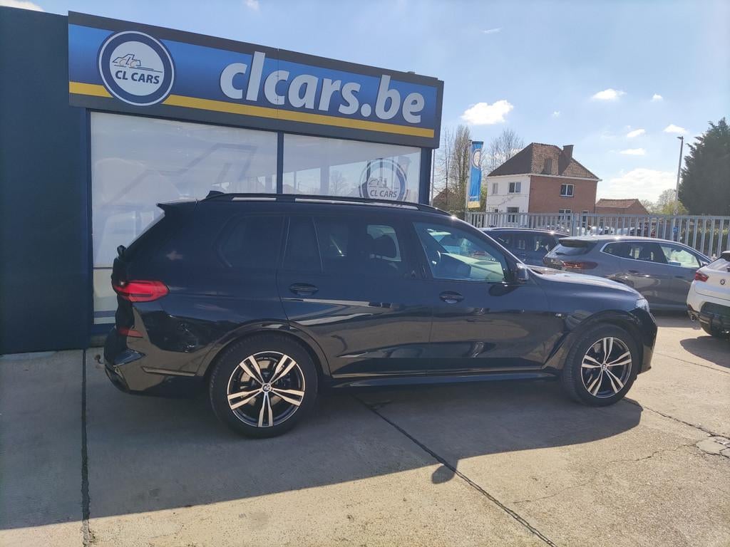 BMW X7 X7/Xdrive40D/Euro6/7pl/Navi/Cam/Opendak/Leder/Trekhaa, Auto's, BMW, Automaat, Gebruikt, Euro 6, Blauw