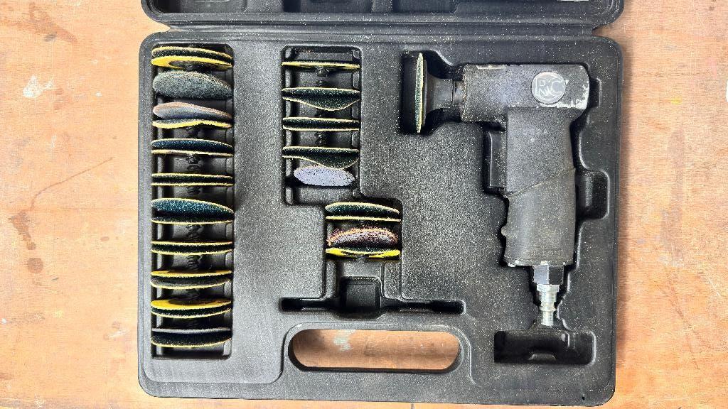 Rodcraft mini slijper set 2” – pneumatisch – compleet, Ophalen of Verzenden, Zo goed als nieuw