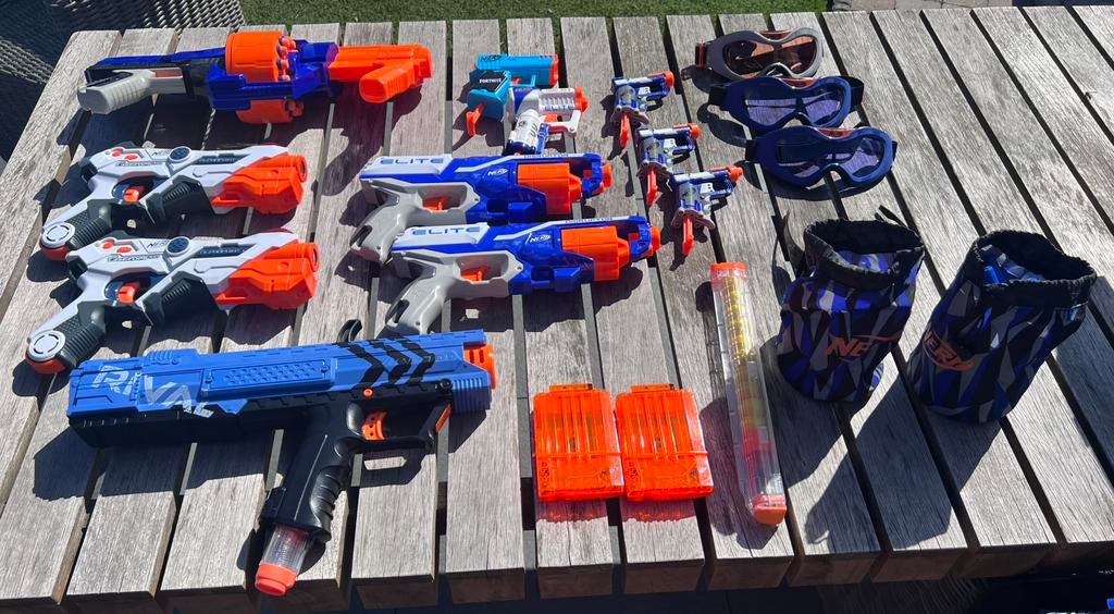 Nerf speelgoed, Ophalen