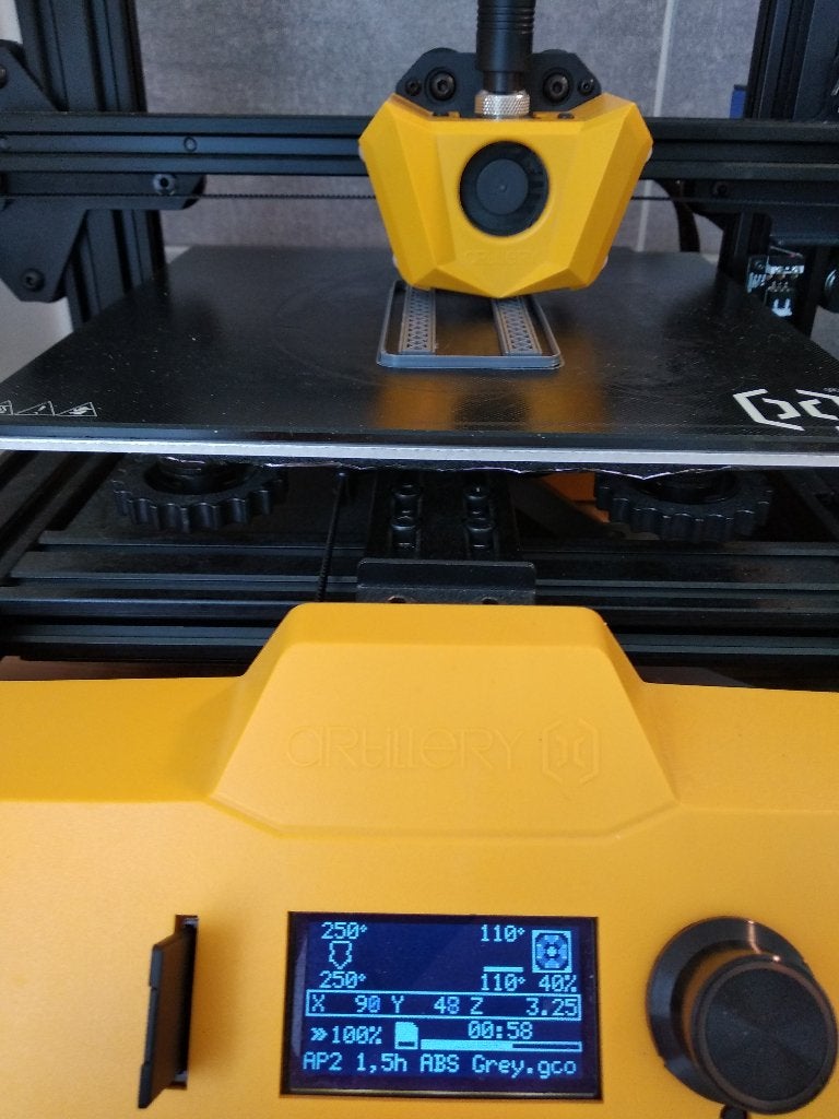 artillery hornet 3d printer met 3 x pla rollen, Computers en Software, 3D Printers, Ophalen, Artillery, Ingebouwde Wi-Fi, Zo goed als nieuw