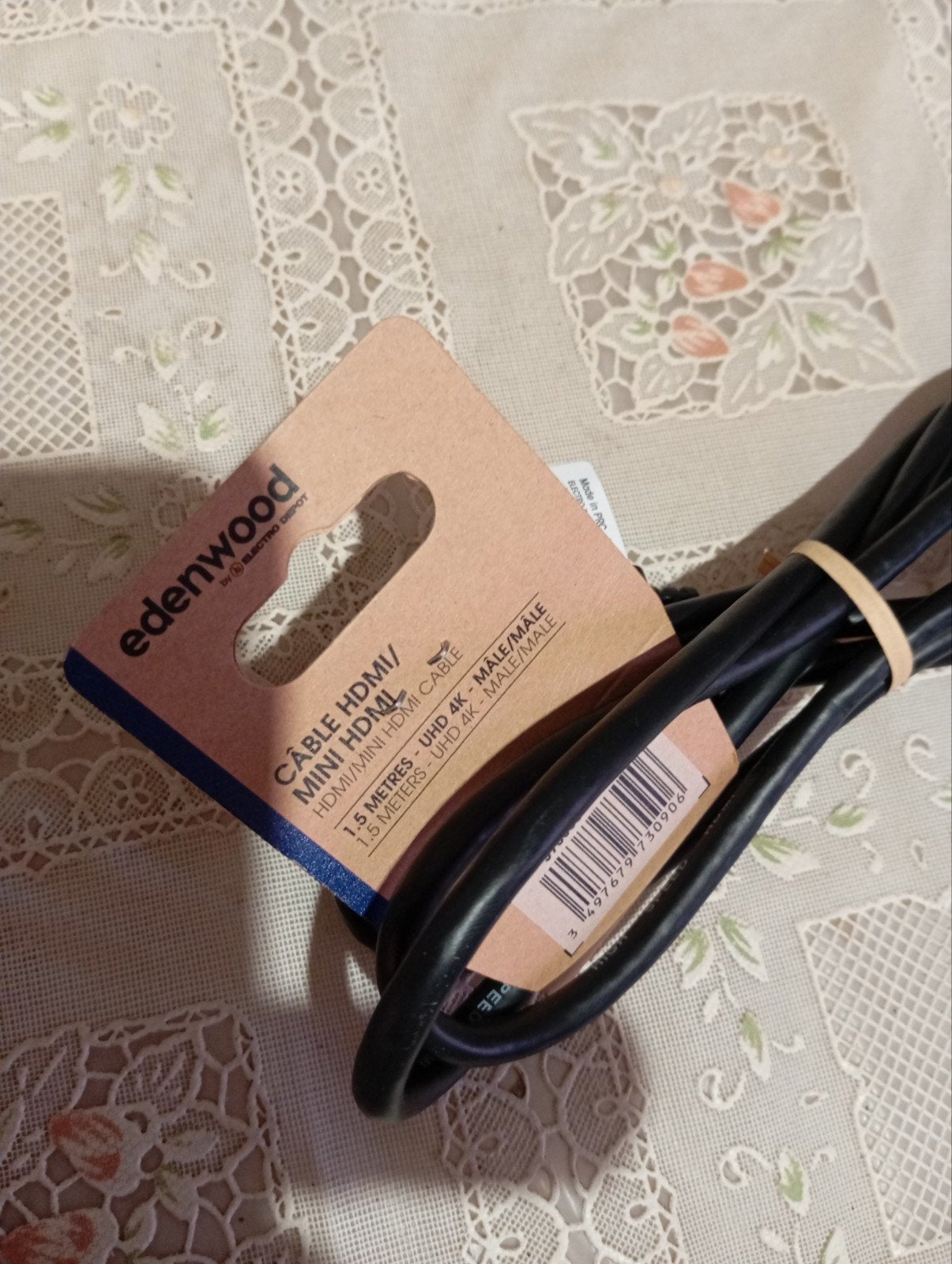 câble Mini HDMI/HDMI 1,5M, Ophalen, Nieuw, Minder dan 2 meter, HDMI-kabel