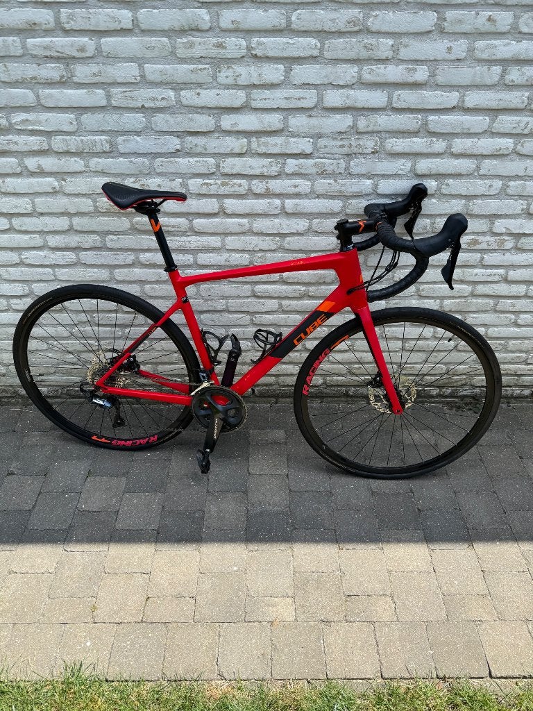 Cube ATTAIN GTC SL Red/orange Heren, Carbon, Heren, Zo goed als nieuw, Schijfrem